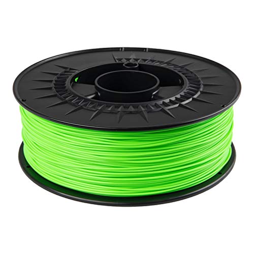 SUPER-FILAMENT PLA Filament PRO 1.75 mm 1kg für 3D Drucker ähnl. RAL Farben (Leuchtgrün) passend für die AMS von Bambu Lab von super-filament