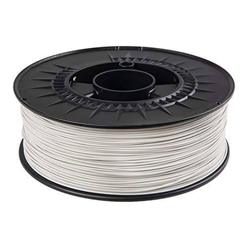 super-filament PLA Filament PRO 1.75 mm 1kg für 3D Drucker ähnl. RAL Farben (Lichtgrau RAL 7035) von super-filament