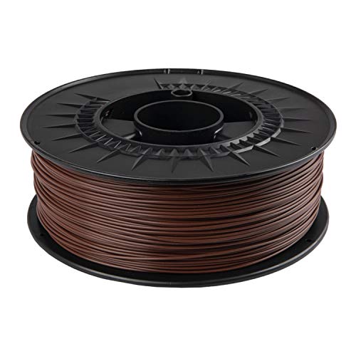 super-filament PLA Filament PRO 1.75 mm 1kg für 3D Drucker ähnl. RAL Farben (Mahagonibraun RAL 8016) von super-filament