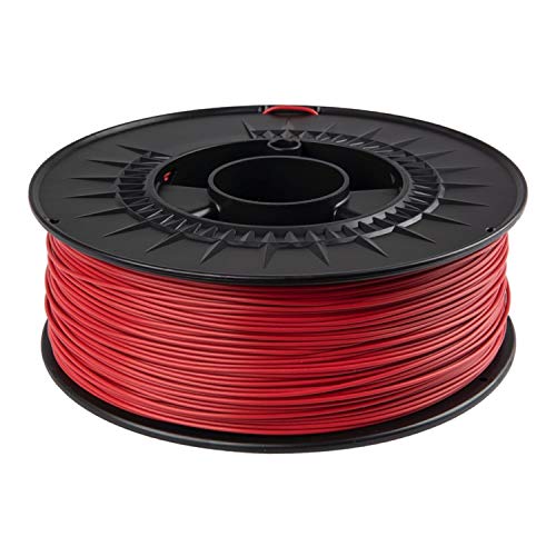 super-filament PLA Filament PRO 2.85 mm 1kg für 3D Drucker ähnl. RAL Farben (Orientrot RAL 3031) von super-filament