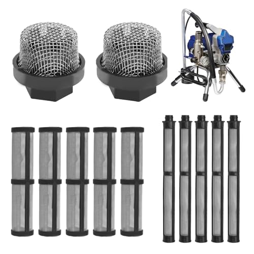 246385 246384 287032 Filterset Ersatz für Graco 390 395 490 495 495 595 595 3400 Airless-Spritzfiltersieb-Set Pumpe Innenkern Filtersieb Saugrohrfilter Spritzpistole Filtersieb 246385 246384 287032 Filterset Ersatz für Graco 390 395 490 495 495 595 595 3400 Airless-Spritzfiltersieb-Set Pumpe Innenkern Filtersieb Saugrohrfilter Spritzpistole Filtersieb von superbobi