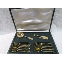 Superbe Ensemble , Thé Argent Vermeil 950 Minerve Stil Louis Xvi Orfévre P Canaux Wunderschöne Ende 19. C Französisch Vergoldet Silber 14P Tee-Set von superstarliner