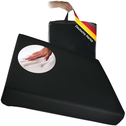 Orthopädisches Anti Dekubitus Viscoschaum-Sitzkissen 45x43x7 cm – Made in Europa | Ergonomisch & druckentlastend | Hochwertiger RG60 Gelschaum | Waschbarer Polyesterbezug mit Reißverschluss von Supply24 since 2004