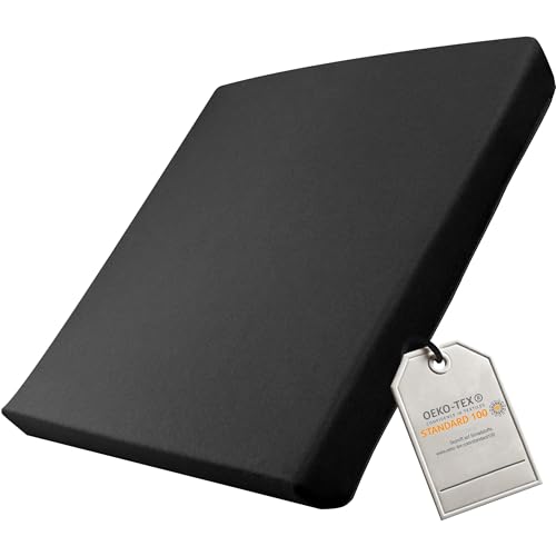 Orthopädisches Anti Dekubitus Gelschaum Sitzkissen 40x40x5 cm – Made in Germany | Ergonomisch, druckentlastend & extra kompakt | RG60 (weich) | Schwarzer Bezug, waschbar & rutschfest von Supply24 since 2004