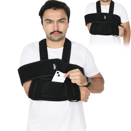 supregear Armschlinge Schulter Immobilizer, Einstellbare Medizinische Rotator Manschette Unterstützung Brace Sling Immobilizer Atmungsaktive Tag Nacht Schulter Unterstützung für Gebrochene Knochen supregear Armschlinge Schulter Immobilizer, Einstellbare Medizinische Rotator Manschette Unterstützung Brace Sling Immobilizer Atmungsaktive Tag Nacht Schulter Unterstützung für Gebrochene Knochen von supregear