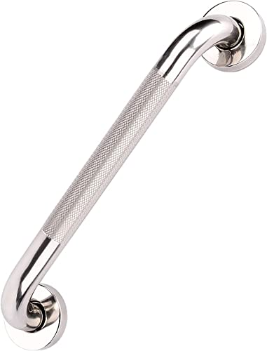 supregear Haltegriff Bad, 304 Edelstahl Badezimmer Haltegriff, Rutschfester Badezimmergriff Sicherheitsgriff Innen-/Außenhilfsgriff zum Küche Schlafzimmer Badewanne, Dusche und Schritte, 30 cm von supregear