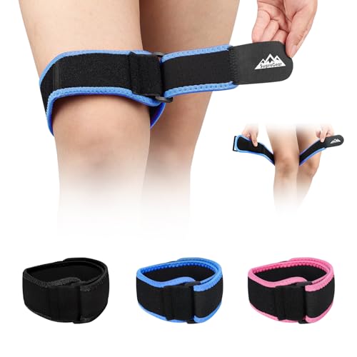 supregear IT Band Riemen, Iliotibial Band Syndrom Brace Knie Oberschenkel Hüfte-ITB Kompression Wrap Unterstützung Einstellbar Patellar Tendonitis Osgood Schlatter Stabilisator IT-Band Relief Brace von supregear