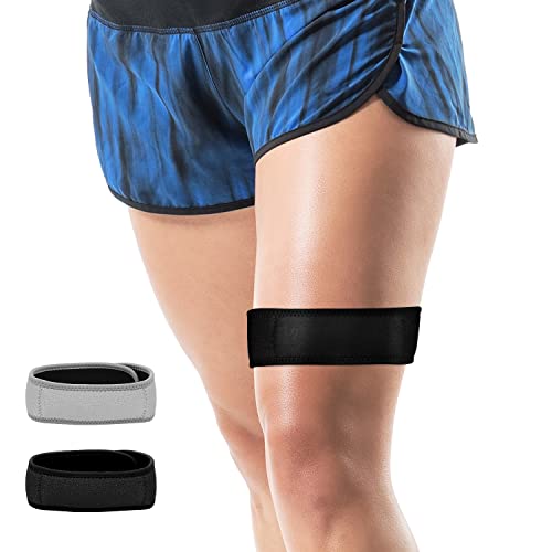 supregear IT Band Strap, Einstellbare IT Band Kompressionsbandage für Iliotibial Knie Oberschenkel Hüft & ITB-Syndrom Wrap Unterstützung Frauen Männer Patellasehnenentzündung Stabilisator Brace von supregear