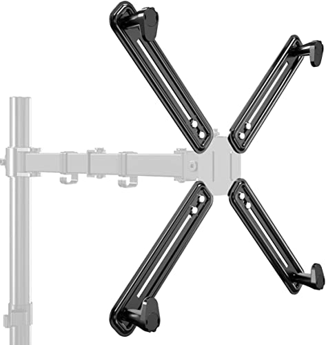 Suptek NICHT-VESA Adapter des Monitorarm Halterungs Kits für 13 - 27 Zoll Bildschirme, passend für 75×75mm 100×100mm WK002 von suptek