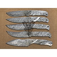 5 Damaszener Stahl Blank Klingen Messer Zur Messerherstellung | Bb-419 von suresharpbladesshop