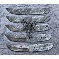 Lot Von 5 Damaszener Stahl Blank Klingenmesser Für Messer Machen Lieferungen | Su-312 von suresharpbladesshop