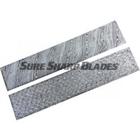 Lot Von 2 Benutzerdefinierte Geschmiedete Damaststahl Flachstahl Für Messer Machen Lieferungen | Ki-405 von suresharpbladesshop