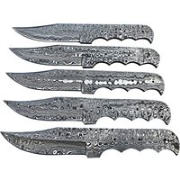 Lot Von 5 Benutzerdefinierte Geschmiedete Damast Stahl Blank Klinge Messer Für Machen Zubehör | Ki-401 von suresharpbladesshop