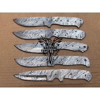 Lot Von 5 Damaskus Stahl Leere Klinge Messer Für Machen Liefert | Su-306 von suresharpbladesshop