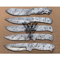 Lot Von 5 Damaskus Stahl Leere Klinge Messer Für Machen Liefert | Su-308 von suresharpbladesshop