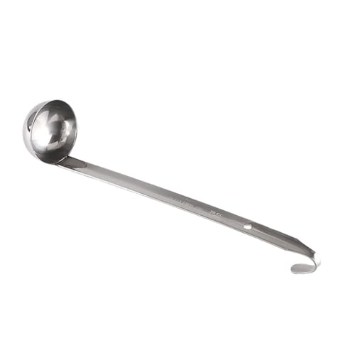 susiodeu Leichter und tragbarer Kleiner Suppenkellenlöffel aus Edelstahl. Leicht zu reinigende kleine Schöpfkellen und Löffel aus Edelstahl, Typ 1 von susiodeu
