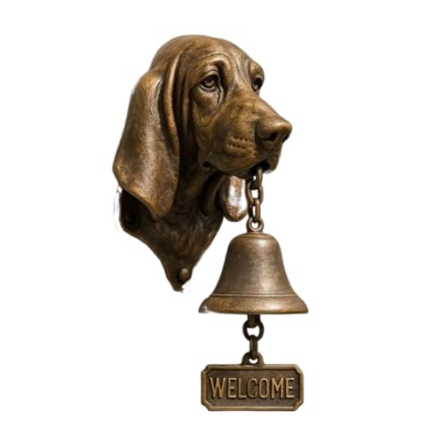 susiodeu Retro Lustige Tier Türklingel Willkommensglocke Wandmontage Hund Willkommen Charmanter Eingang Handgefertigt Ren Langlebig Hund Zuhause, Basset susiodeu Retro Lustige Tier Türklingel Willkommensglocke Wandmontage Hund Willkommen Charmanter Eingang Handgefertigt Ren Langlebig Hund Zuhause, Basset von susiodeu