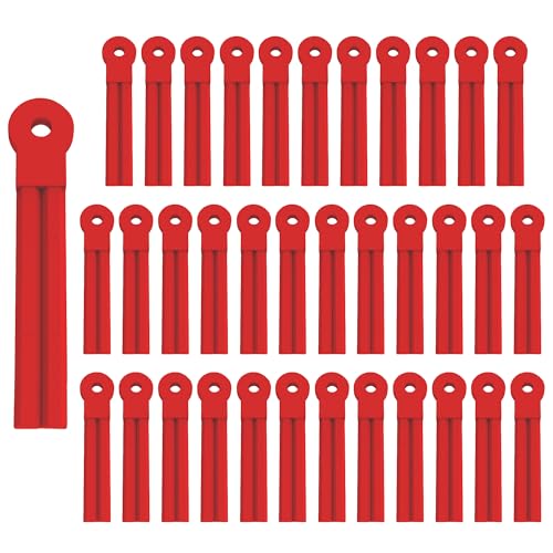Push-N-Load Flexible Kunststoff-Trimmerklingen, universelle Passform für 5/16-Zoll-Stiftlochschneider, langlebig und effizient, kommt in einem praktischen 36er-Pack, perfekt zum Schneiden von Gras und von suspension dudes