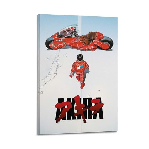 Akira Poster, Raumdekoration, ästhetisches Poster, künstlerisches Poster für Schlafzimmer, Wohnzimmer, Wände, 60 x 90 cm, Rahmenstil Akira Poster, Raumdekoration, ästhetisches Poster, künstlerisches Poster für Schlafzimmer, Wohnzimmer, Wände, 60 x 90 cm, Rahmenstil von suumyo