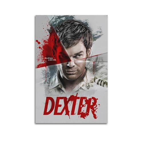 Dexter Ästhetisches künstlerisches Poster für Schlafzimmer, Wohnzimmer, Wände, 40 x 60 cm, ungerahmt von suumyo