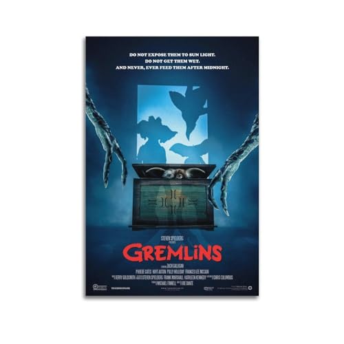 Gremlins Poster, Raumdekoration, ästhetisches Poster, künstlerisches Poster für Schlafzimmer, Wohnzimmer, Wände, 30 x 45 cm, ungerahmter Stil Gremlins Poster, Raumdekoration, ästhetisches Poster, künstlerisches Poster für Schlafzimmer, Wohnzimmer, Wände, 30 x 45 cm, ungerahmter Stil von suumyo