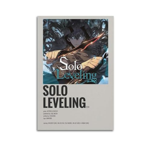Solo-Leveling-Poster, Raumdekoration, ästhetisches Poster, künstlerisches Poster für Schlafzimmer, Wohnzimmer, Wände, 60 x 90 cm, ungerahmter Stil Solo-Leveling-Poster, Raumdekoration, ästhetisches Poster, künstlerisches Poster für Schlafzimmer, Wohnzimmer, Wände, 60 x 90 cm, ungerahmter Stil von suumyo