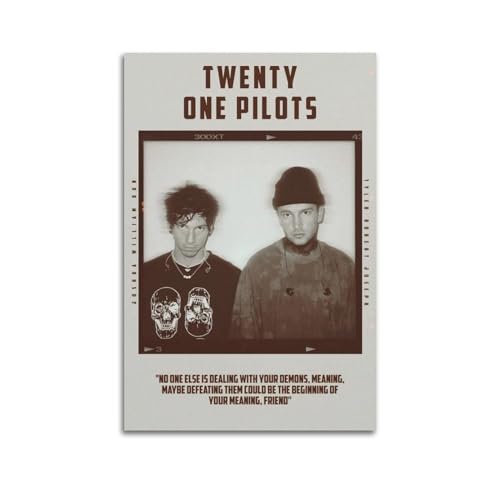 Twenty One Piloten-Poster, Raumdekoration, ästhetisches Poster, künstlerisches Poster für Schlafzimmer, Wohnzimmer, Wände, 20 x 30 cm, ungerahmter Stil von suumyo