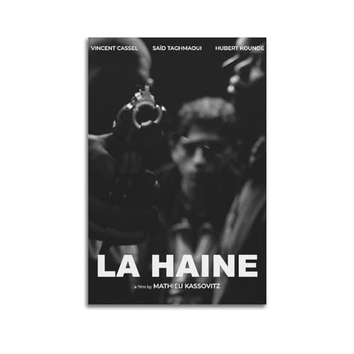 Filmposter La Haine, Raumdekoration, ästhetisches Poster, künstlerisches Poster für Schlafzimmer, Wohnzimmer, Wände, 40 x 60 cm, ungerahmter Stil von suumyo