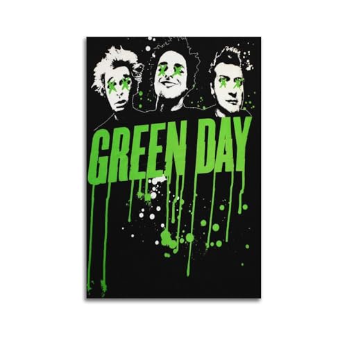 suumyo Green Day Poster, Raumdekoration, ästhetisches Poster, künstlerisches Poster für Schlafzimmer, Wohnzimmer, Wände, 40 x 60 cm, ungerahmter Stil von suumyo