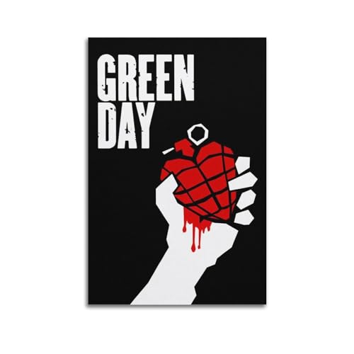 Green Day Poster, Raumdekoration, ästhetisches Poster, künstlerisches Poster für Schlafzimmer, Wohnzimmer, Wände, 40 x 60 cm, ungerahmter Stil Green Day Poster, Raumdekoration, ästhetisches Poster, künstlerisches Poster für Schlafzimmer, Wohnzimmer, Wände, 40 x 60 cm, ungerahmter Stil von suumyo