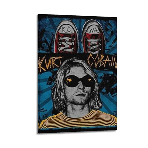 suumyo Kurt Cobain Poster, Raumdekoration, ästhetisches Poster, künstlerisches Poster für Schlafzimmer, Wohnzimmer, Wände, 20 x 30 cm, Rahmenstil suumyo Kurt Cobain Poster, Raumdekoration, ästhetisches Poster, künstlerisches Poster für Schlafzimmer, Wohnzimmer, Wände, 20 x 30 cm, Rahmenstil von suumyo