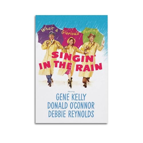 suumyo Poster "Singin' in The Rain", Raumdekoration, ästhetisches Poster, künstlerisches Poster für Schlafzimmer, Wohnzimmer, Wände, 20 x 30 cm, ungerahmter Stil von suumyo