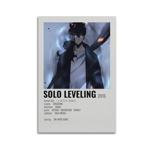 suumyo Solo-Leveling-Poster, Raumdekoration, ästhetisches Poster, künstlerisches Poster für Schlafzimmer, Wohnzimmer, Wände, 60 x 90 cm, ungerahmter Stil von suumyo