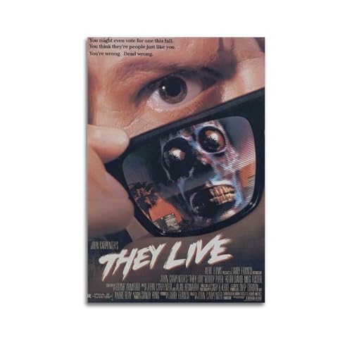 suumyo They Live Poster, Raumdekoration, ästhetisches Poster, künstlerisches Poster für Schlafzimmer, Wohnzimmer, Wände, 30 x 45 cm, ungerahmter Stil von suumyo