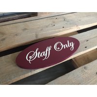 Türschild, Büroschild, Rustikales Schild, Pantryschild, Namensschild, Individuelles Ovales Schild Türschild, Büroschild, Rustikales Schild, Pantryschild, Namensschild, Individuelles Ovales Schild von svetulka