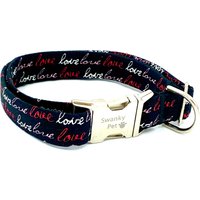 All You Need Is Love - Valentinstag Hundehalsband Von Swanky Pet von swankypet