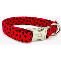 Watermelon Seeds Summer Print Hundehalsband Von Swanky Pet von swankypet