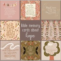 Bibel Affirmationskarten | Schriftkarten Gebetskarten Auswendig Bibelverse Über Hoffnung von swaygirls