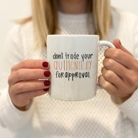 Kaffeebecher | Inspirierende Zitate Handgemachte Kaffeetasse Tasse Für Selbstfürsorge von swaygirls