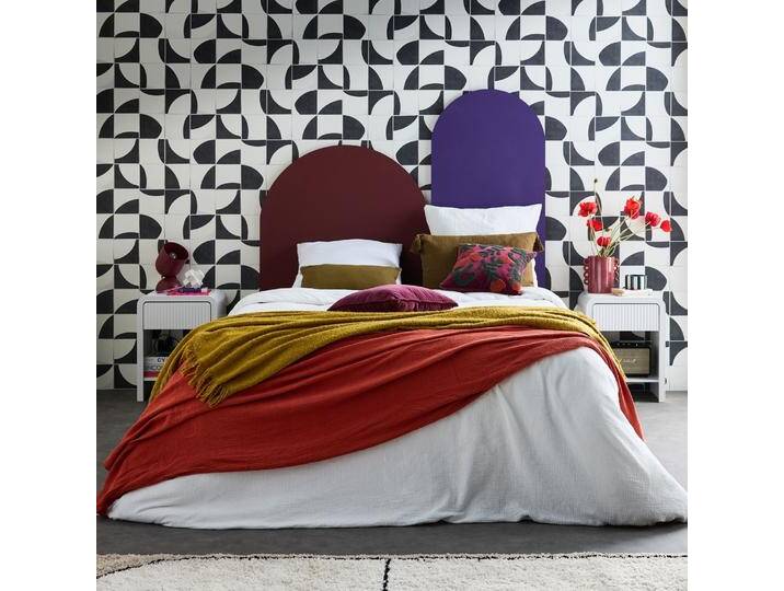 2er-Set Nachttisch mit geriffeltem Holzlook 1 Schublade, 1 Regal Weiß - sweeek von sweeek