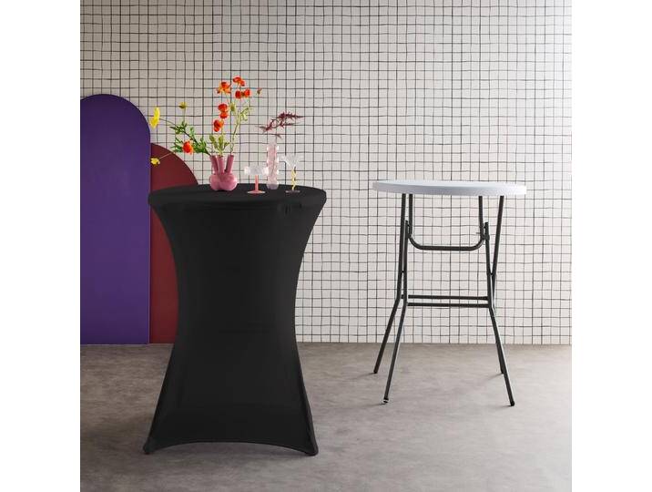 2er Set Party Stehtische + 2 Hussen Schwarz - sweeek von sweeek