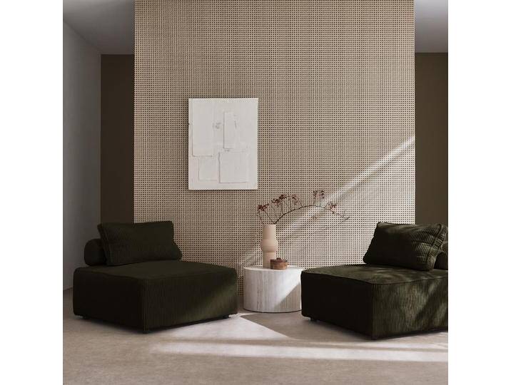 2er-Set Sofa-Modul-Sessel mit Cordbezug Dunkelgrün - sweeek von sweeek