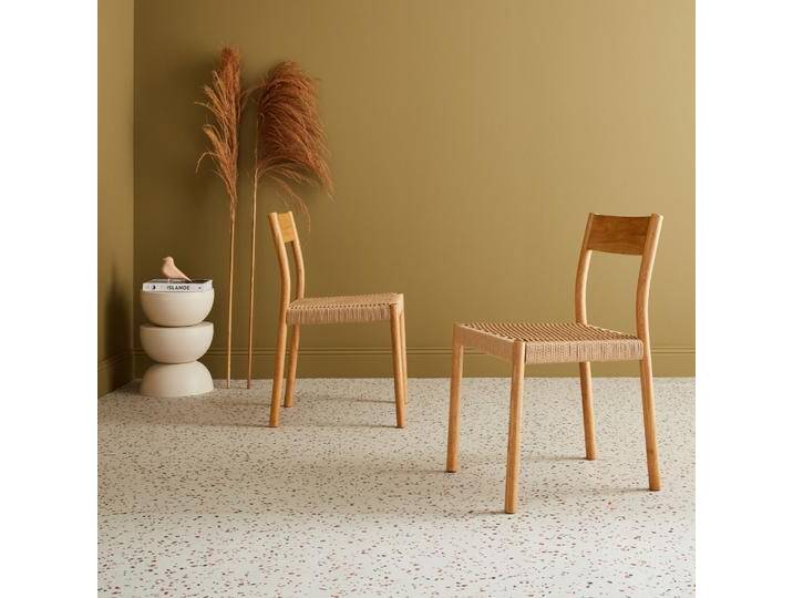 2er-Set Stühle aus Holz und Seilgeflecht Natur - sweeek 2er-Set Stühle aus Holz und Seilgeflecht Natur - sweeek von sweeek