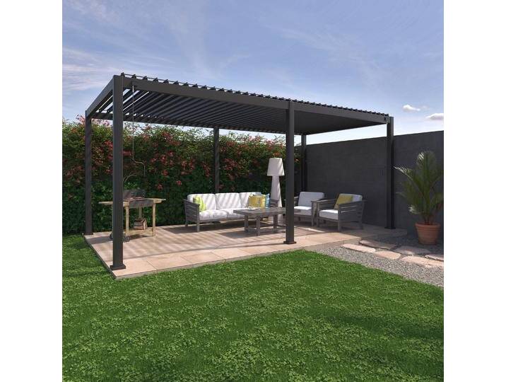 Bioklimatische Pergola mit Lamellendach Triomphe 3x6m Anthrazit - sweeek Bioklimatische Pergola mit Lamellendach Triomphe 3x6m Anthrazit - sweeek von sweeek