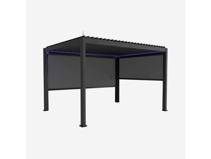 Bioklimatische motorisierte Pergola Triomphe 3x4m LED + Markise 3m + Markise 4m Anthrazit - sweeek Bioklimatische motorisierte Pergola Triomphe 3x4m LED + Markise 3m + Markise 4m Anthrazit - sweeek von sweeek