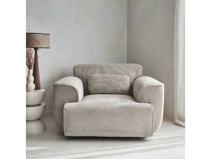Sessel mit Cordbezug Greige - sweeek von sweeek