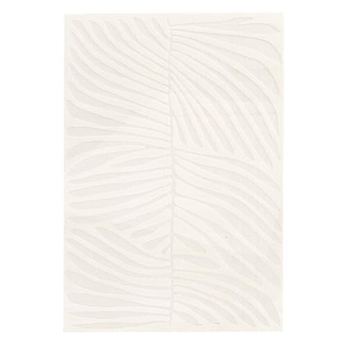 sweeek - Indoor-Teppich mit cremefarbenem Pflanzenmuster - Lily sweeek - Indoor-Teppich mit cremefarbenem Pflanzenmuster - Lily von sweeek