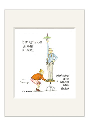 Passepartout Bild ~ ... nicht über Männer jammern ... ~ Ehemann Druck 30x24 cm von sweetdesign