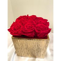 Konservierte Rote Rosen, Ewige Konservierte Geschenk Rosen, Für Immer Langlebige Wohnkultur, Blumen von sweetflowersandlove