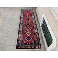 2'11 "' X 9'11 Kostenloser Versand Ethnic Rug Runner Roter Teppich Läufer Vintage Handgemachter Flur Teppich.teppichnummer P1439 von sweethomecarpet